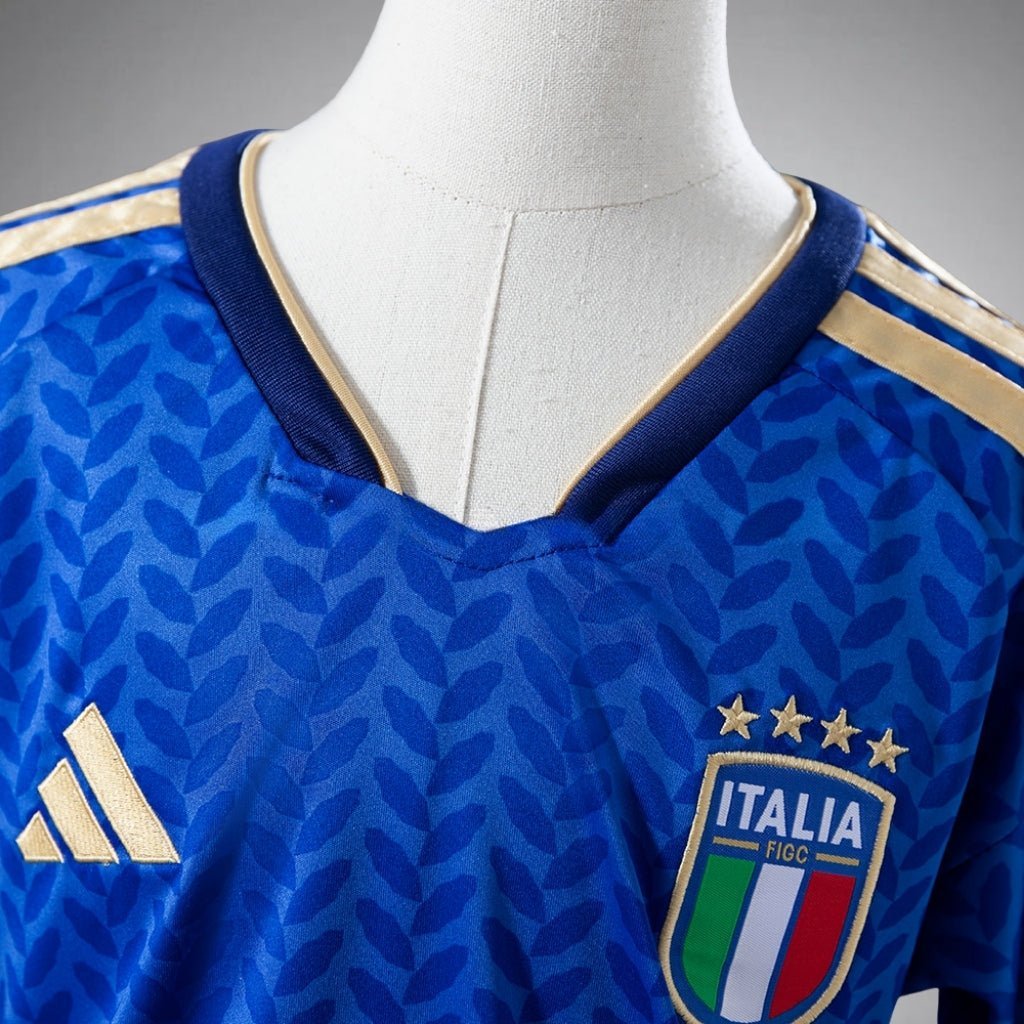 2026 Italy Home Kids Size Kit from FootballPrestige.club - Premium Football Kits