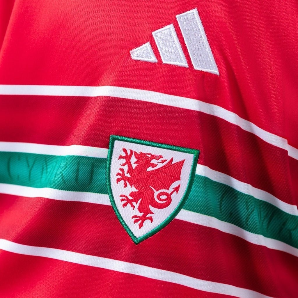 2026 Wales Home Kids Size Kit from FootballPrestige.club - Premium Football Kits