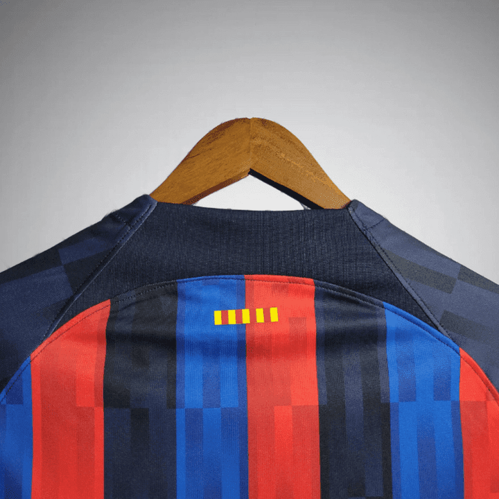 22/23 FC Barcelona Home Kit from FootballPrestige.club - Premium Football Kits