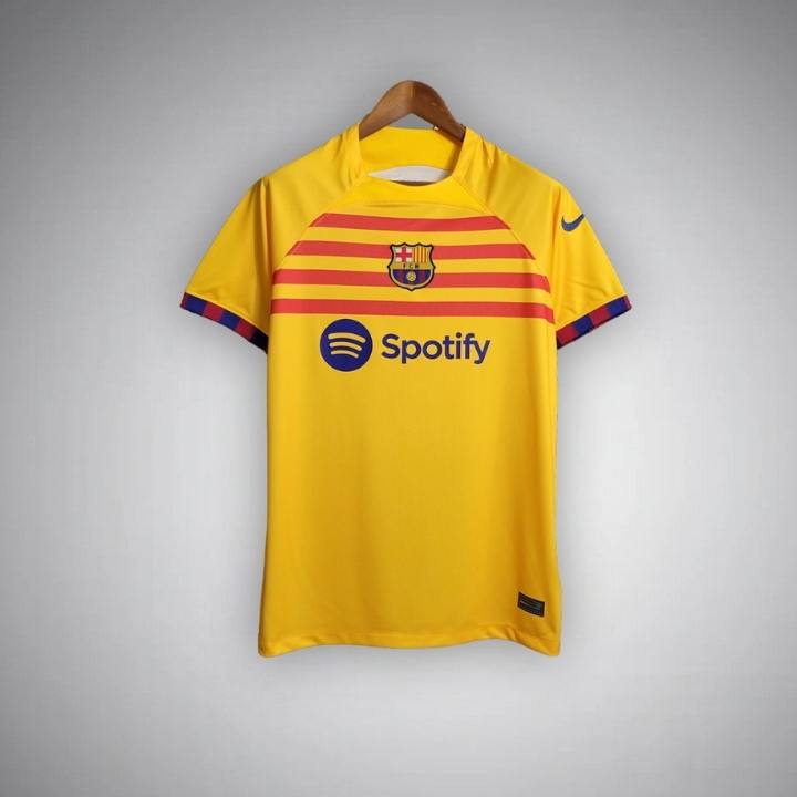 23/24 FC Barcelona 4th Premium Kit from FootballPrestige.club - Premium Football Kits