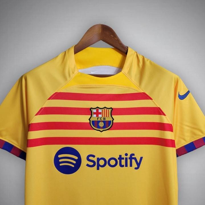 23/24 FC Barcelona 4th Premium Kit from FootballPrestige.club - Premium Football Kits