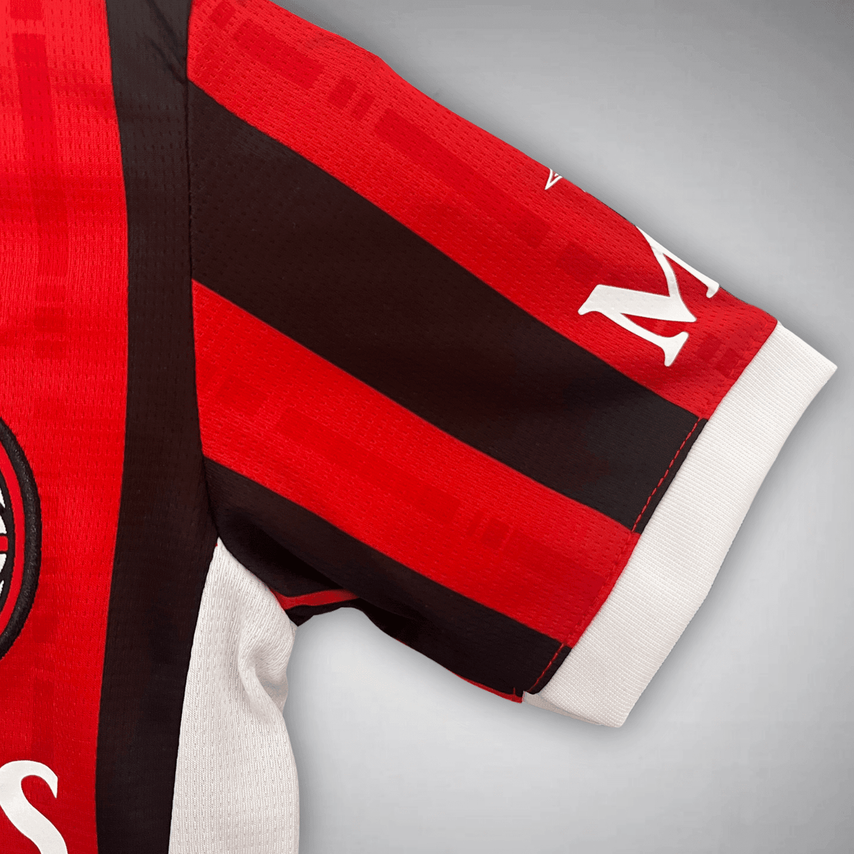 24/25 AC Milan Home Kids Size Kit from FootballPrestige.club - Premium Football Kits