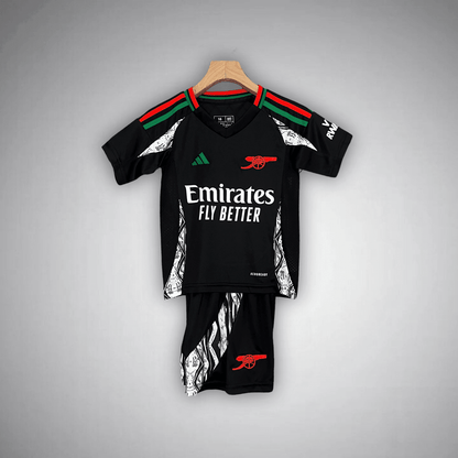 24/25 Arsenal Away Kids Size Kit from FootballPrestige.club - Premium Football Kits