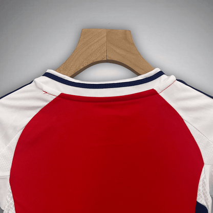 24/25 Arsenal Home Kids Size Kit from FootballPrestige.club - Premium Football Kits
