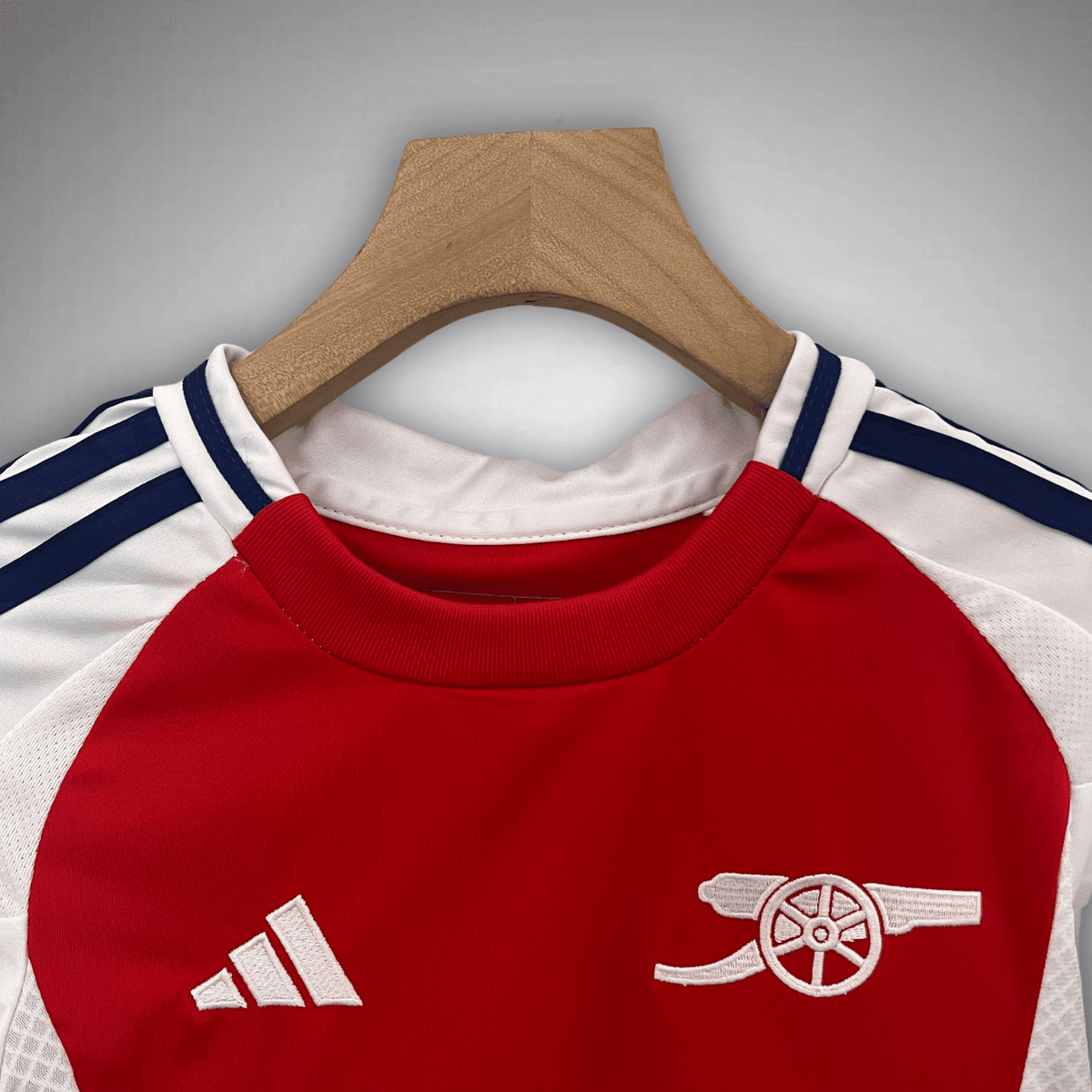 24/25 Arsenal Home Kids Size Kit from FootballPrestige.club - Premium Football Kits