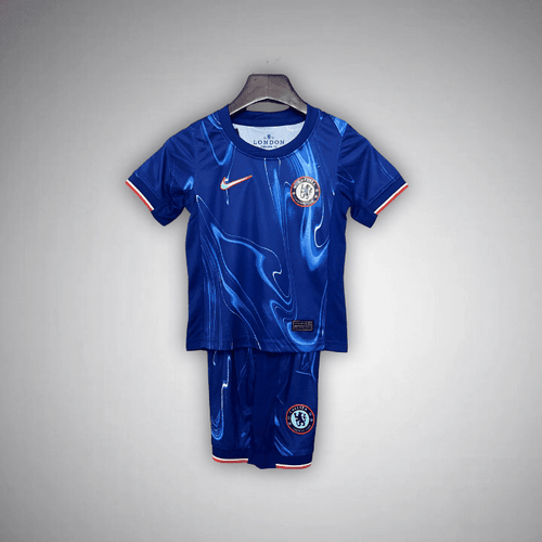 24/25 Chelsea Home Kids Size Kit from FootballPrestige.club - Premium Football Kits