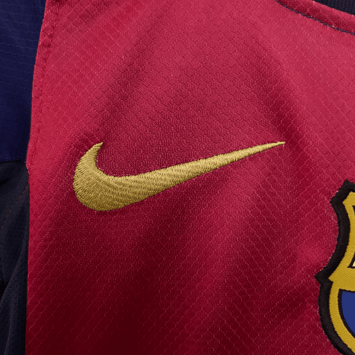 24/25 FC Barcelona Home Kids Size Kit from FootballPrestige.club - Premium Football Kits
