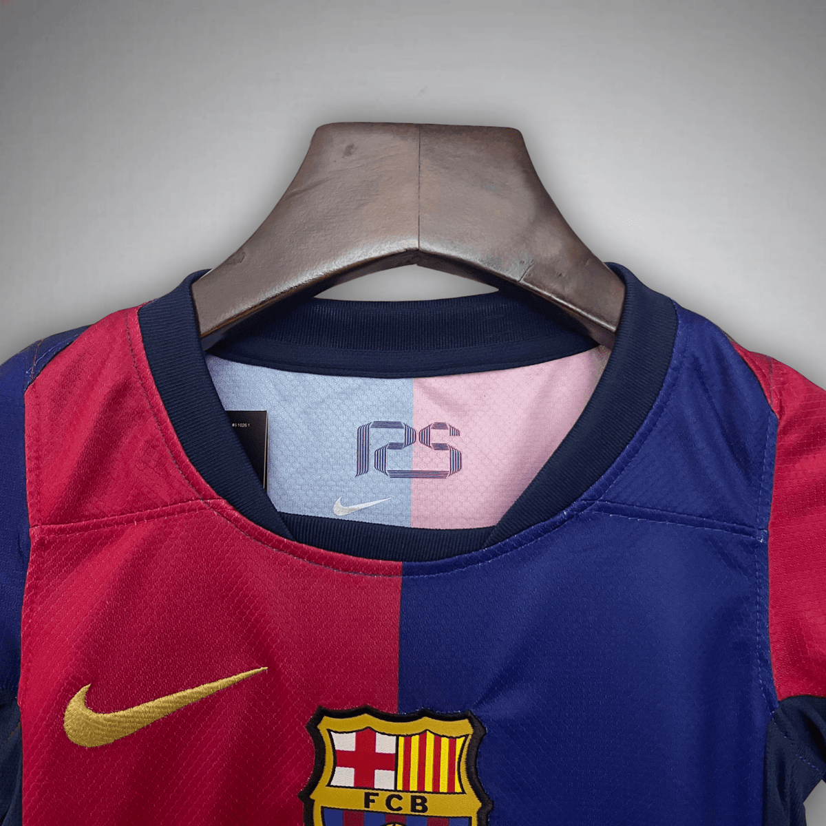 24/25 FC Barcelona Home Kids Size Kit from FootballPrestige.club - Premium Football Kits