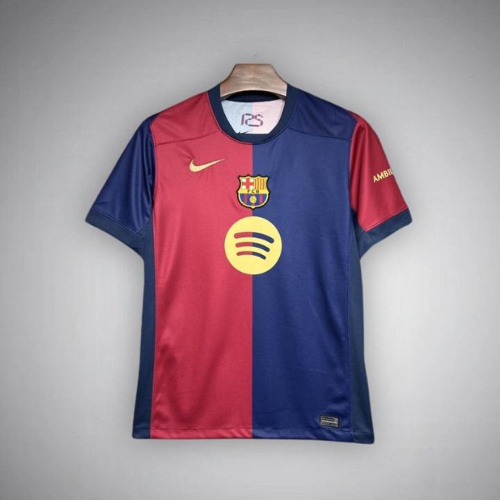 24/25 FC Barcelona Home Premium Kit from FootballPrestige.club - Premium Football Kits