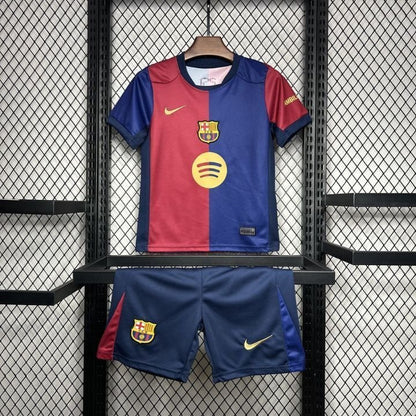 24/25 FC Barcelona Home Premium Kit from FootballPrestige.club - Premium Football Kits