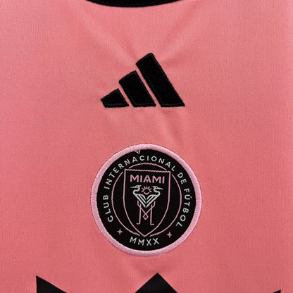 24/25 Inter Miami Home Kids Size Kit from FootballPrestige.club - Premium Football Kits