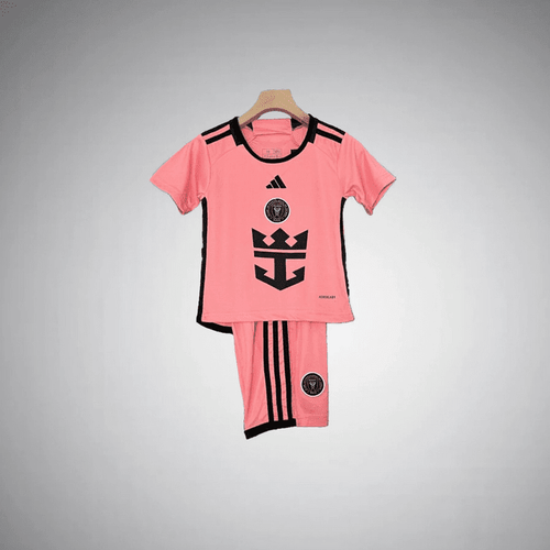 24/25 Inter Miami Home Kids Size Kit from FootballPrestige.club - Premium Football Kits