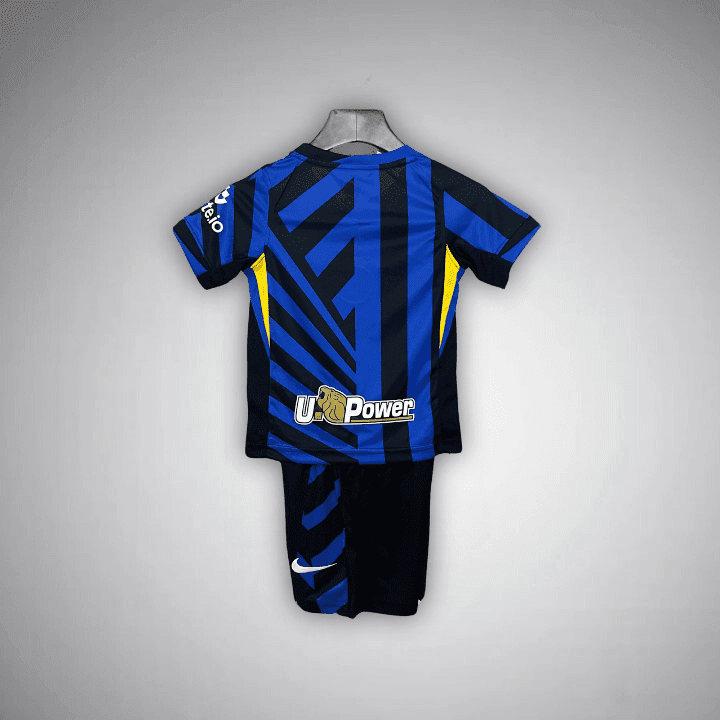 24/25 Inter Milan Home Kids Size Kit from FootballPrestige.club - Premium Football Kits