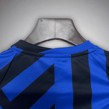 24/25 Inter Milan Home Kids Size Kit from FootballPrestige.club - Premium Football Kits
