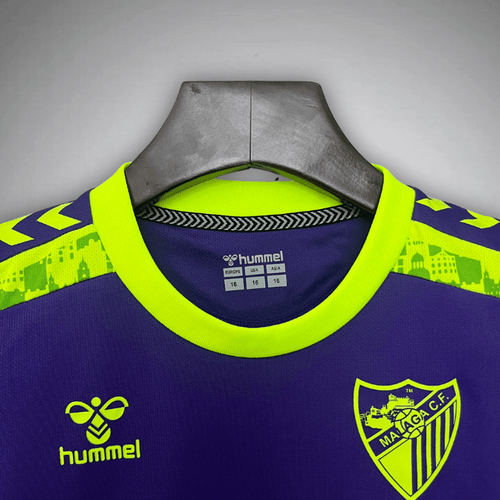 24/25 Málaga Away Kids Size Kit from FootballPrestige.club - Premium Football Kits