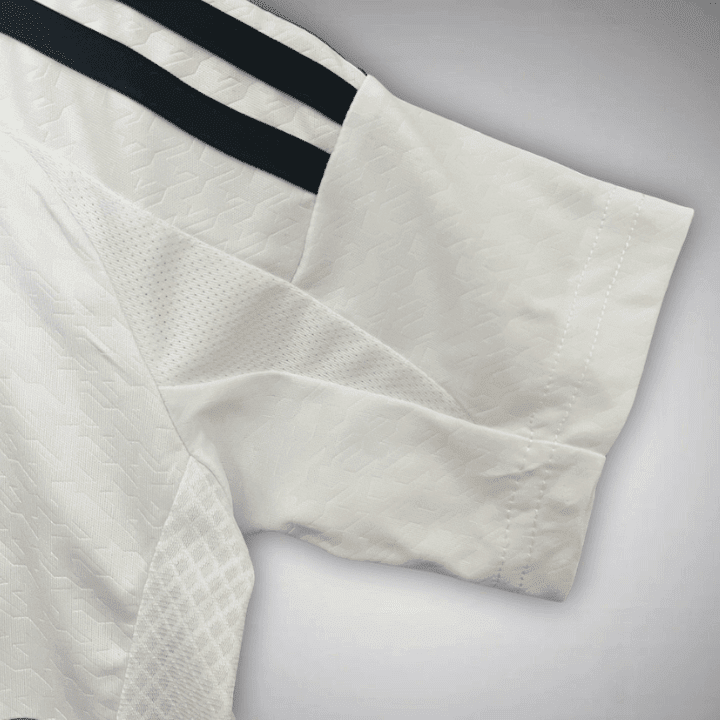 24/25 Real Madrid Home Kids Size Kit from FootballPrestige.club - Premium Football Kits