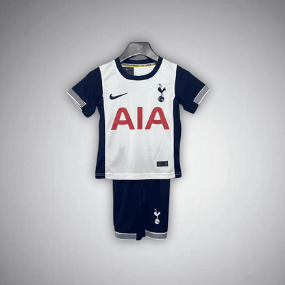 24/25 Tottenham Home Kids Size Kit from FootballPrestige.club - Premium Football Kits