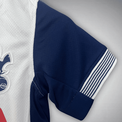 24/25 Tottenham Home Kids Size Kit from FootballPrestige.club - Premium Football Kits