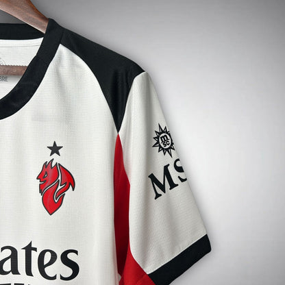 25/26 AC Milan Away Kit from FootballPrestige.club - Premium Football Kits