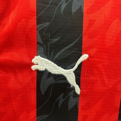 25/26 AC Milan Home Kids Size Kit from FootballPrestige.club - Premium Football Kits