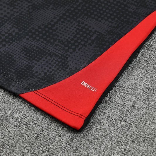 25/26 AC Milan Training Black Tracksuit from FootballPrestige.club - Premium Football Kits