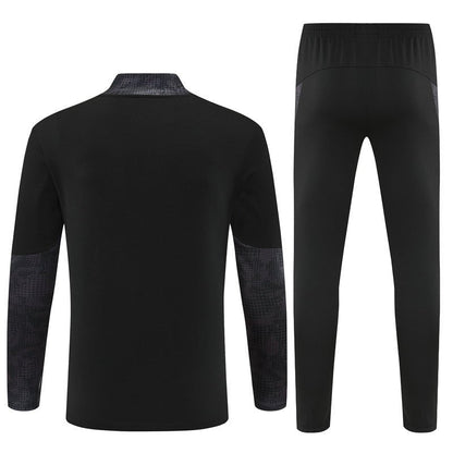 25/26 AC Milan Training Black Tracksuit from FootballPrestige.club - Premium Football Kits