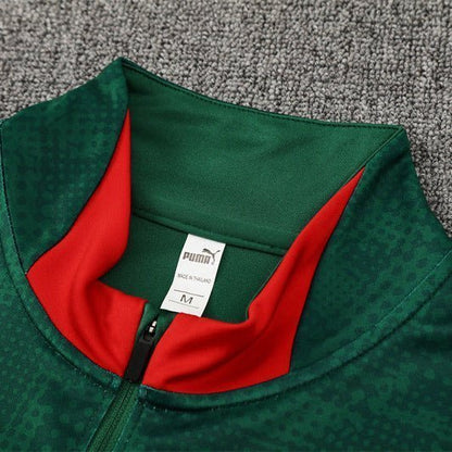 25/26 AC Milan Training Green Kids Size Tracksuit from FootballPrestige.club - Premium Football Kits