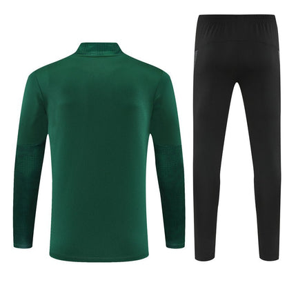 25/26 AC Milan Training Green Kids Size Tracksuit from FootballPrestige.club - Premium Football Kits