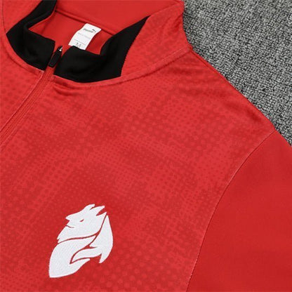 25/26 AC Milan Training Red Tracksuit from FootballPrestige.club - Premium Football Kits