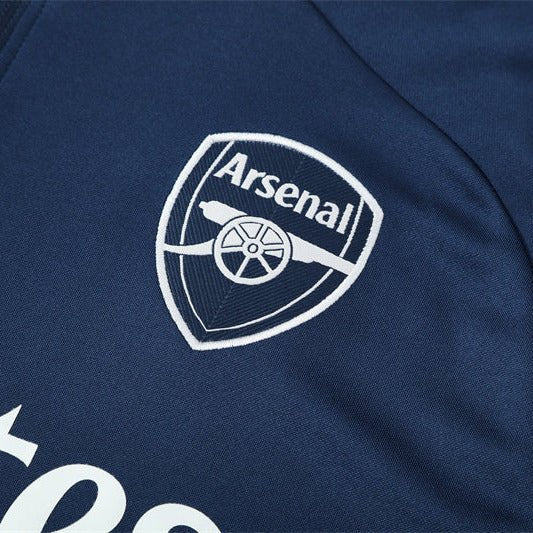 25/26 Arsenal Training Blue Kids Size Tracksuit from FootballPrestige.club - Premium Football Kits