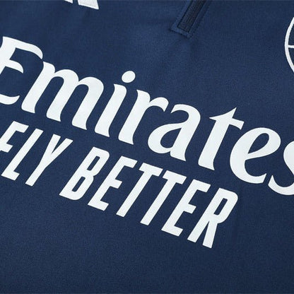 25/26 Arsenal Training Blue Kids Size Tracksuit from FootballPrestige.club - Premium Football Kits