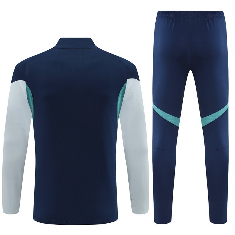 25/26 Arsenal Training Blue Tracksuit from FootballPrestige.club - Premium Football Kits