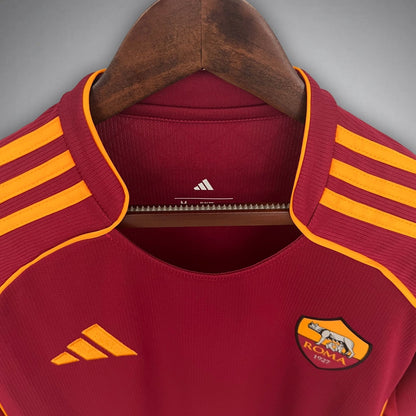 25/26 AS Roma Home Kit from FootballPrestige.club - Premium Football Kits
