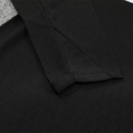 25/26 Chelsea Black Tracksuit from FootballPrestige.club - Premium Football Kits