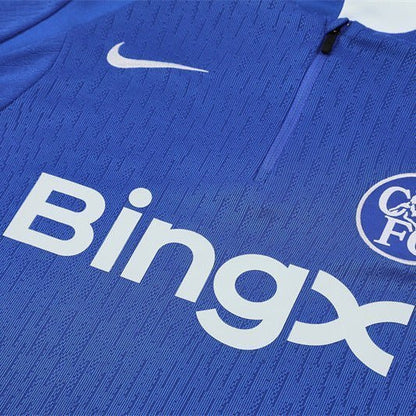 25/26 Chelsea Blue Tracksuit from FootballPrestige.club - Premium Football Kits