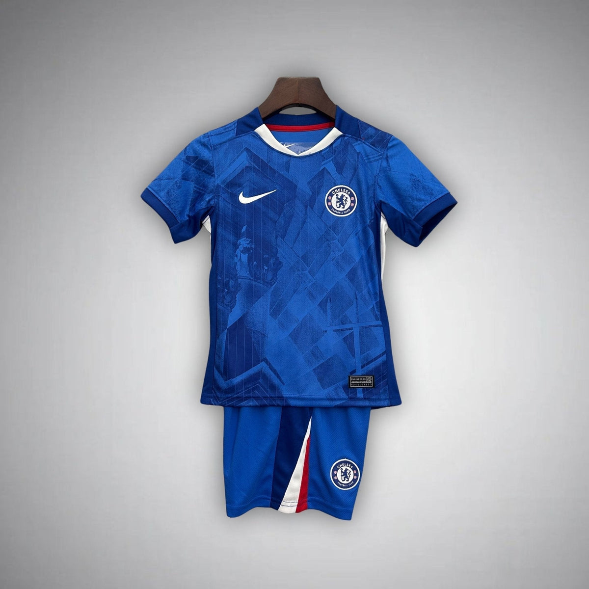 25/26 Chelsea Home Kids Size Kit from FootballPrestige.club - Premium Football Kits