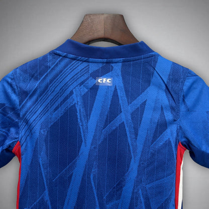 25/26 Chelsea Home Kids Size Kit from FootballPrestige.club - Premium Football Kits