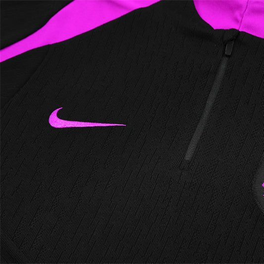 25/26 England Training Black Kids Size Tracksuit from FootballPrestige.club - Premium Football Kits