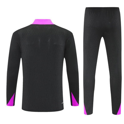 25/26 England Training Black Kids Size Tracksuit from FootballPrestige.club - Premium Football Kits