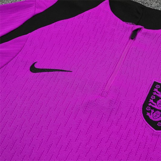 25/26 England Training Purple Kids Size Tracksuit from FootballPrestige.club - Premium Football Kits