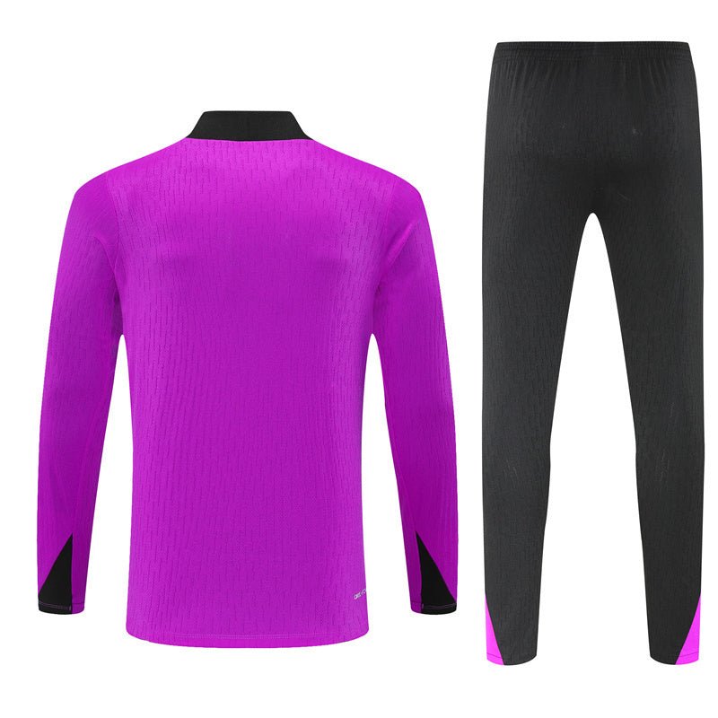 25/26 England Training Purple Kids Size Tracksuit from FootballPrestige.club - Premium Football Kits