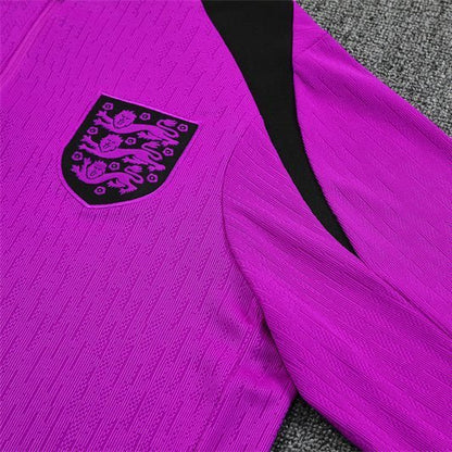 25/26 England Training Purple Tracksuit from FootballPrestige.club - Premium Football Kits