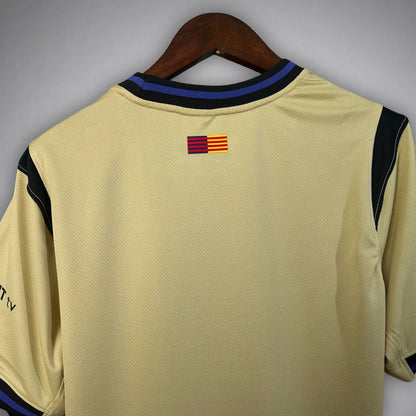 25/26 FC Barcelona Away Kit from FootballPrestige.club - Premium Football Kits