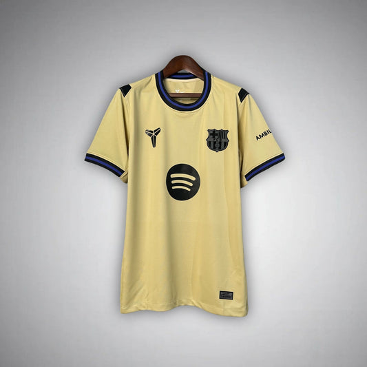 25/26 FC Barcelona Away Kit from FootballPrestige.club - Premium Football Kits