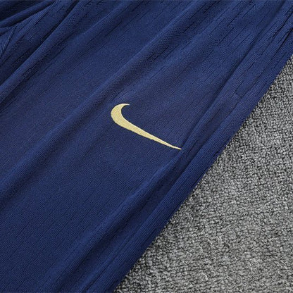 25/26 FC Barcelona Half Zip Training Blue/Purple Tracksuit from FootballPrestige.club - Premium Football Kits