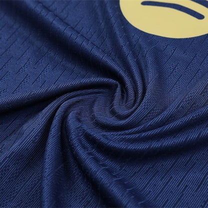 25/26 FC Barcelona Half Zip Training Blue/Purple Tracksuit from FootballPrestige.club - Premium Football Kits