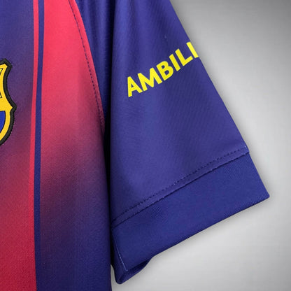 25/26 FC Barcelona Home Kit from FootballPrestige.club - Premium Football Kits