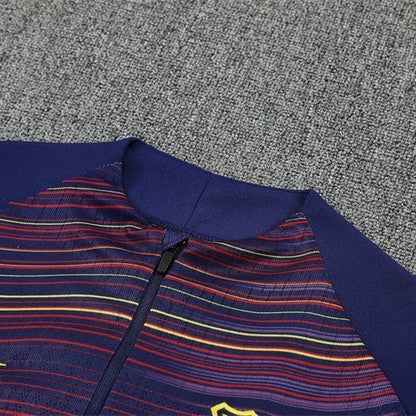 25/26 FC Barcelona Pre-Match Home Tracksuit from FootballPrestige.club - Premium Football Kits