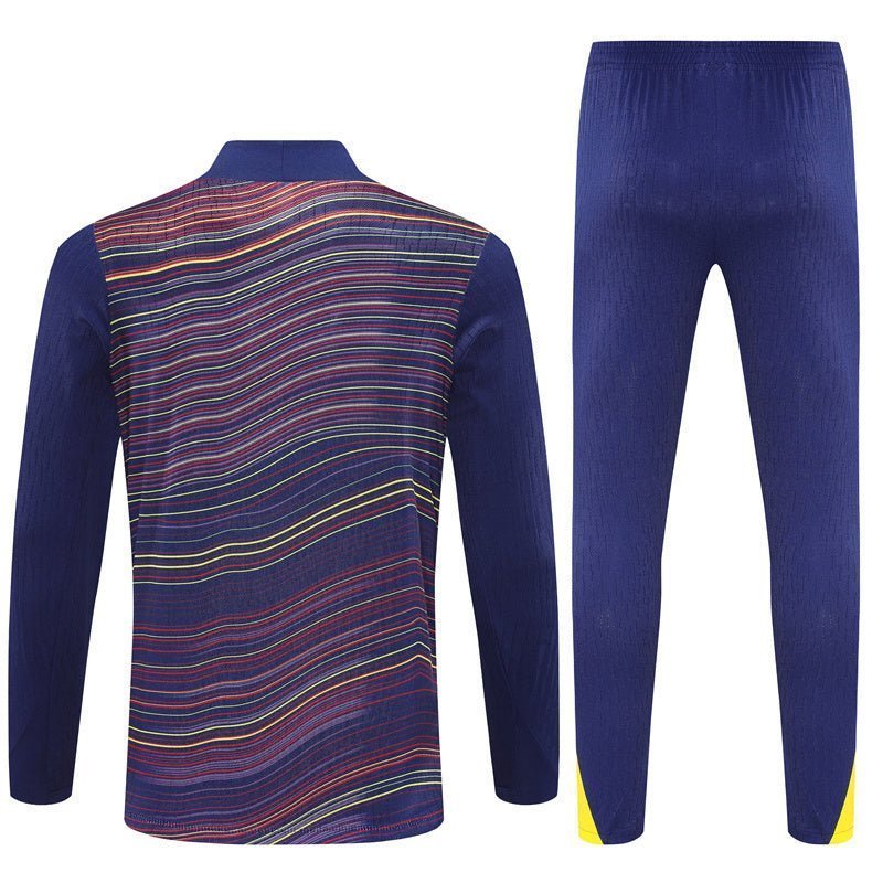 25/26 FC Barcelona Pre-Match Home Tracksuit from FootballPrestige.club - Premium Football Kits