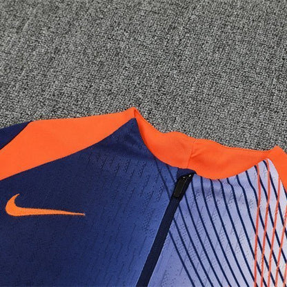 25/26 FC Barcelona Pre-Match Third Tracksuit from FootballPrestige.club - Premium Football Kits
